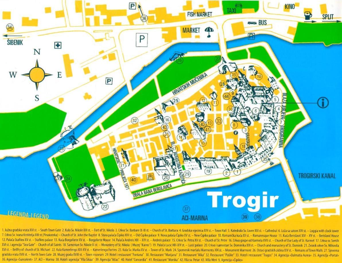 Marko Polo B Old Town Trogir Bagian luar foto